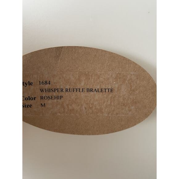 Only Hearts Bralette Bra Whisper Ruffle Sheer Lingerie Intimates - Picture 9 of 11